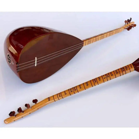 Turkish Short Neck Baglama Saz Musical Instrument For Sale ASK-111N-Kanada Sanat Production